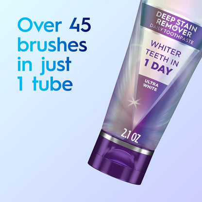 Crest 3DWhite Brilliance Deep Stain Remover Toothpaste – Office Bathroom Confidence Boost Before Client Meetings