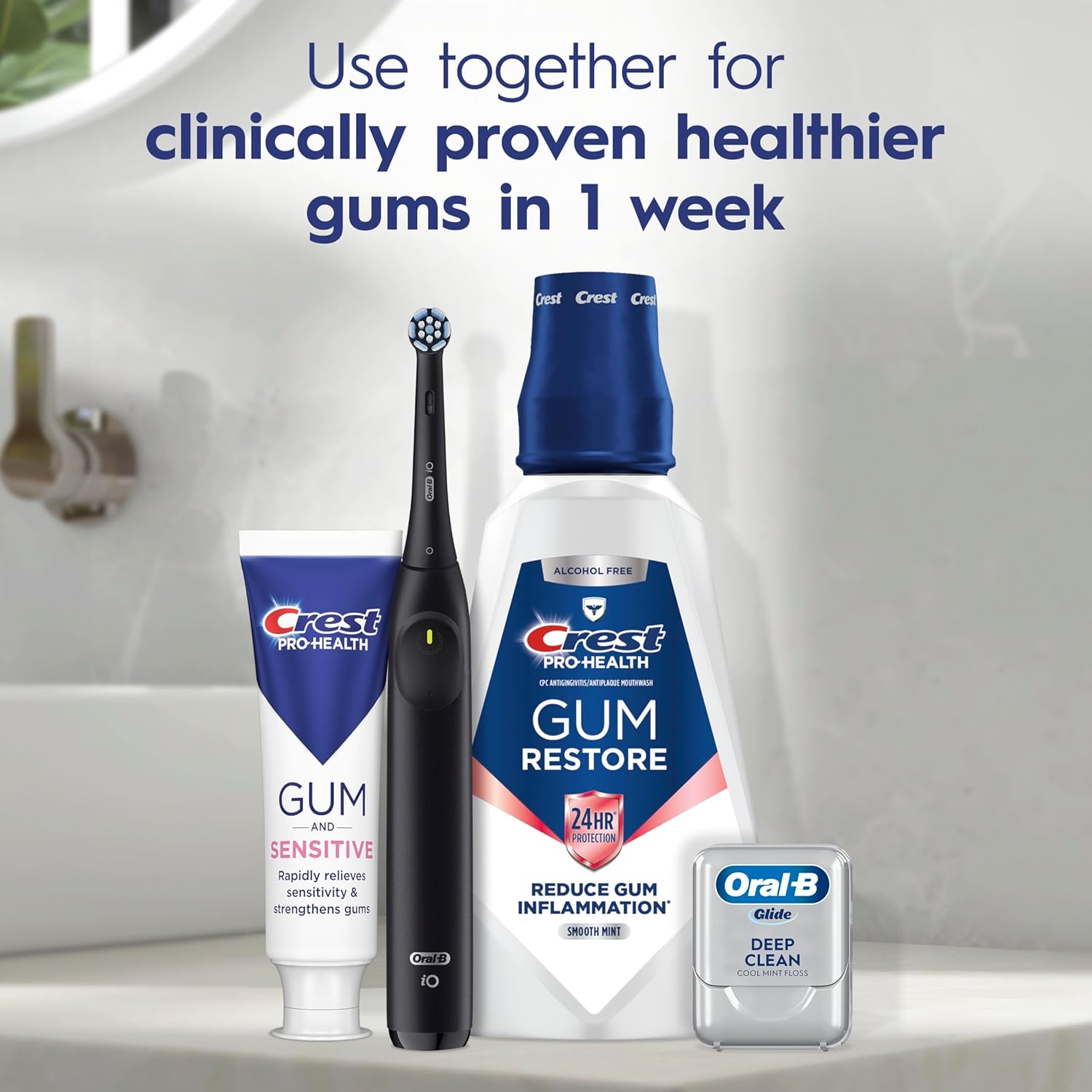 Crest Gum-Strengthening Toothpaste 4.8oz Triple Pack – Soothe Sensitivity During Your Evening Self-Care Routine