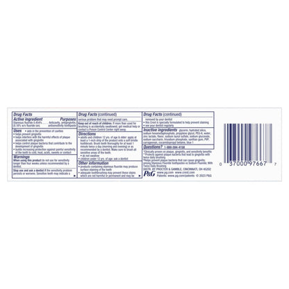 Crest Pro-Health Advanced Toothpaste – Trusted Sensitive Teeth and Gingivitis Care for Worry-Free Family Brushing, 5.1 Oz