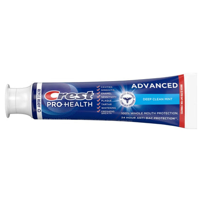 Crest Pro-Health Advanced Toothpaste – Trusted Sensitive Teeth and Gingivitis Care for Worry-Free Family Brushing, 5.1 Oz