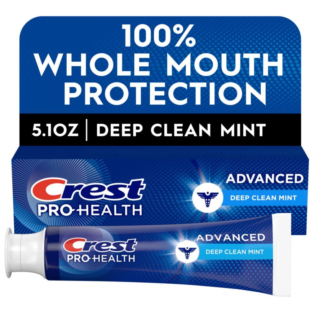 Crest Pro-Health Advanced Toothpaste – Trusted Sensitive Teeth and Gingivitis Care for Worry-Free Family Brushing, 5.1 Oz