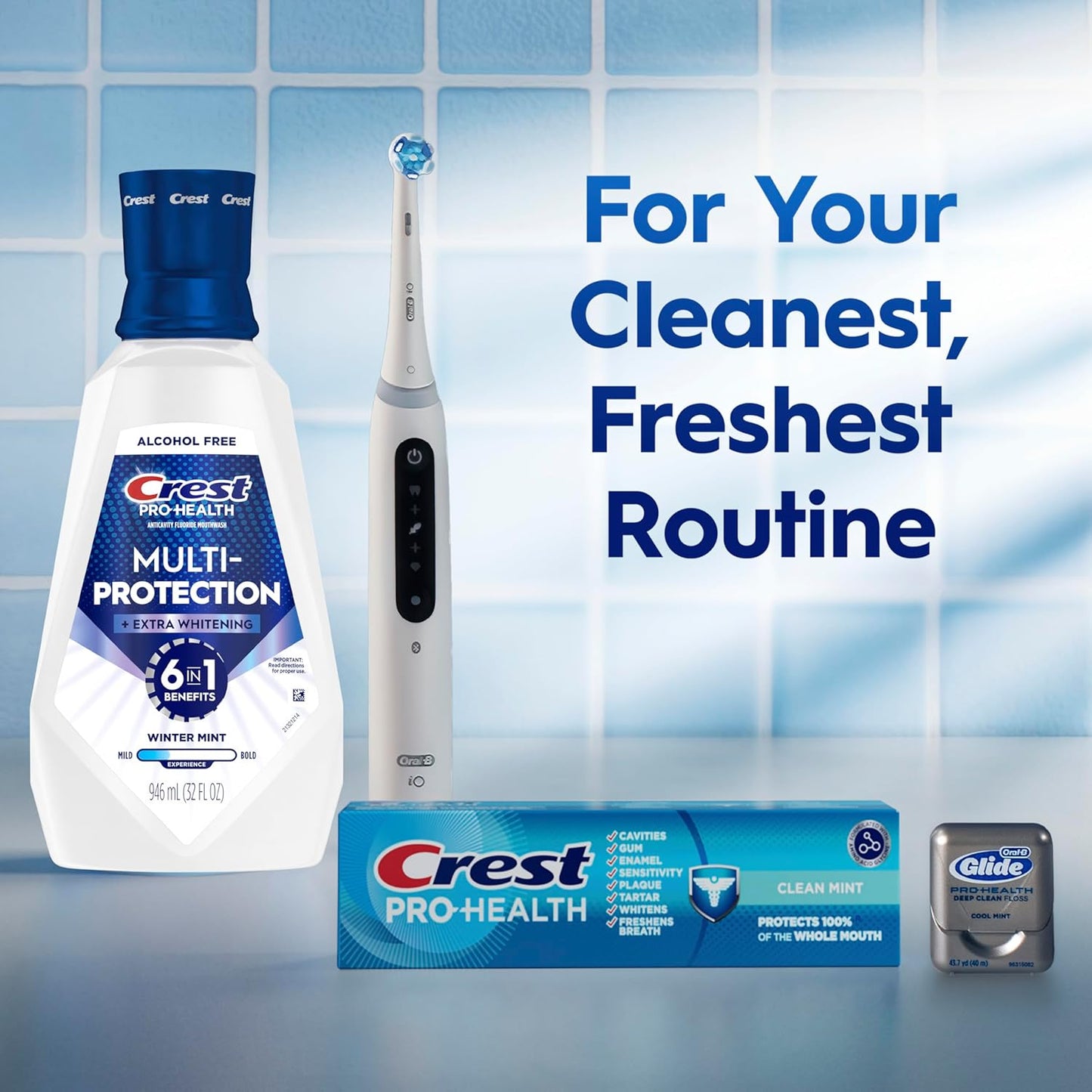 Crest Pro-Health Advanced Whitening Mouthwash – Gentle Alcohol-Free Formula for Daily Wellness