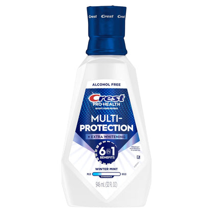 Crest Pro-Health Advanced Whitening Mouthwash – Gentle Alcohol-Free Formula for Daily Wellness