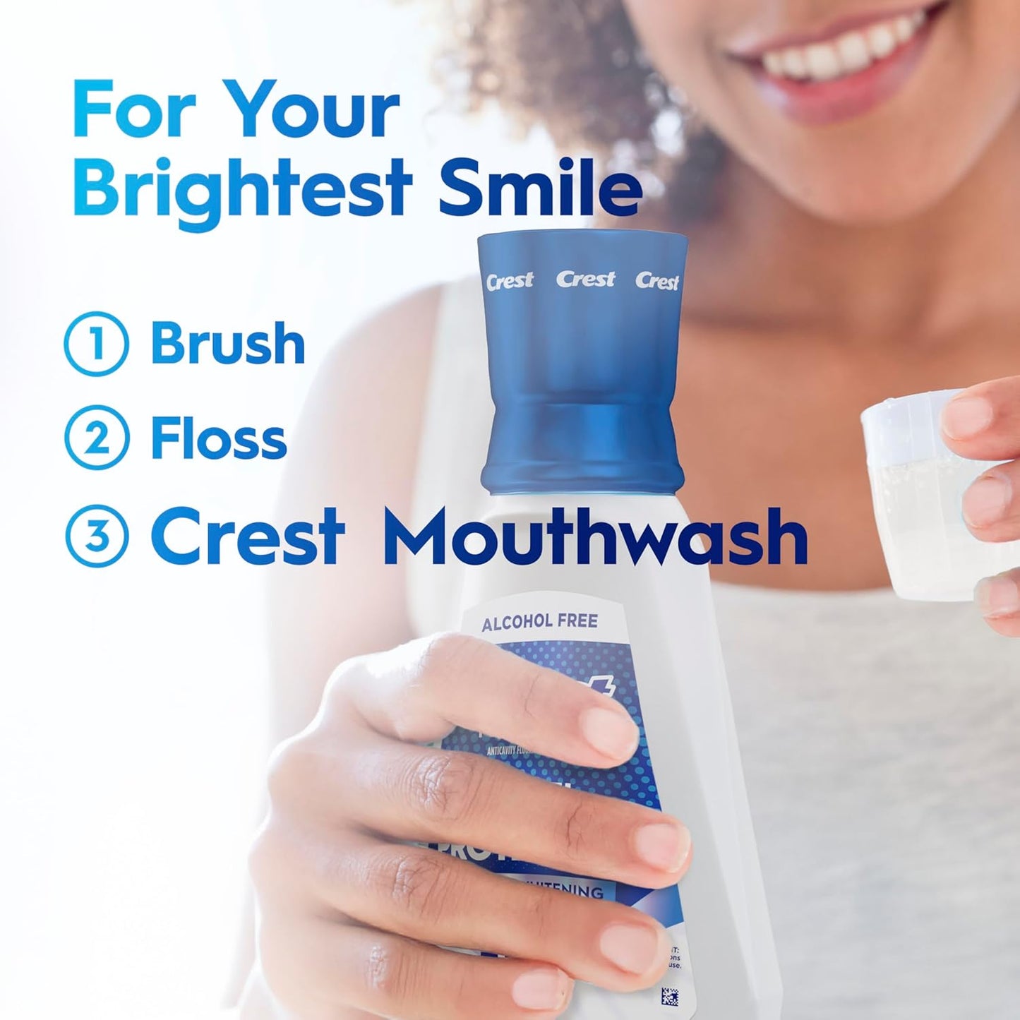 Crest Pro-Health Advanced Whitening Mouthwash – Gentle Alcohol-Free Formula for Daily Wellness