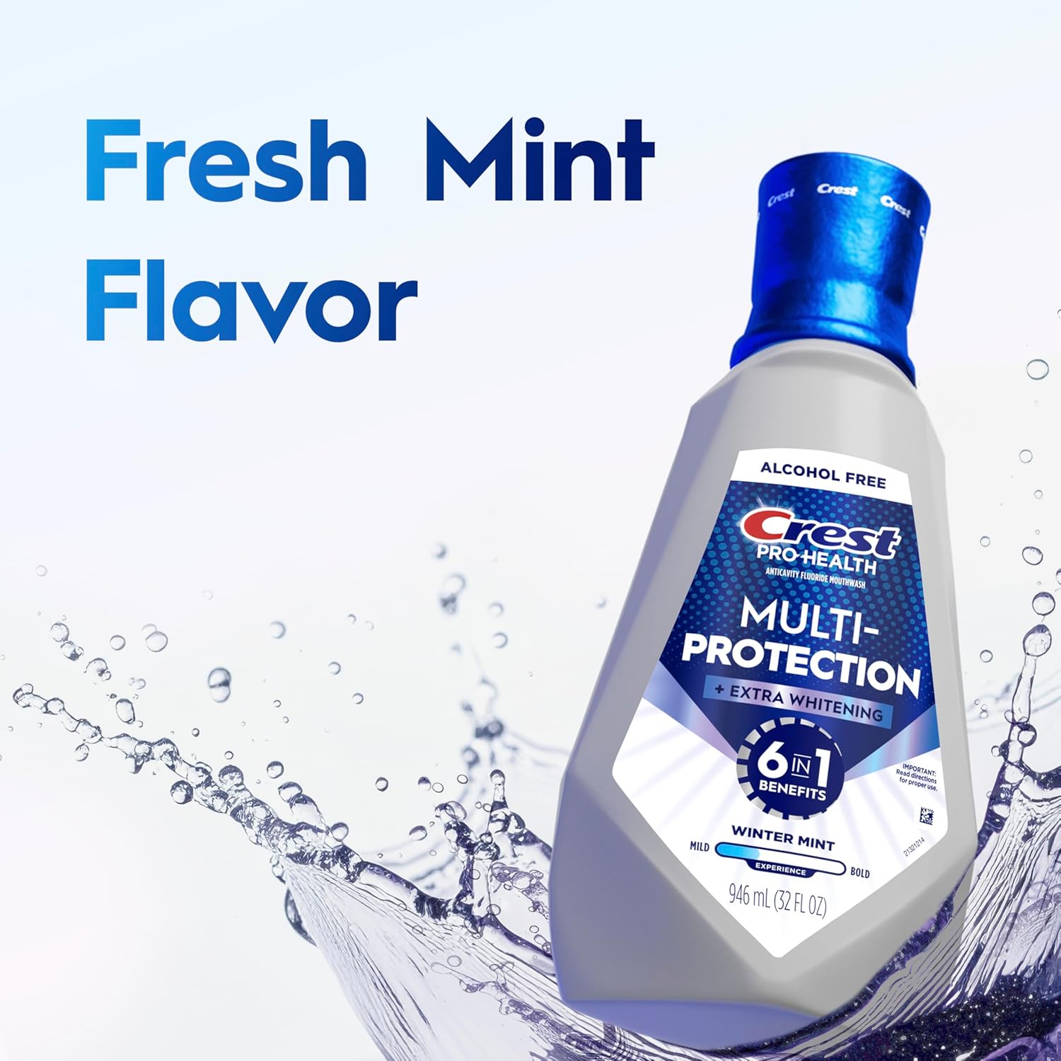 Crest Pro-Health Advanced Whitening Mouthwash – Gentle Alcohol-Free Formula for Daily Wellness