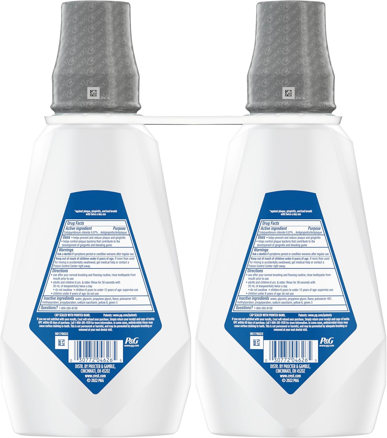 Crest Pro-Health Antibacterial Mouthwash – Mindful Gum Care for Your Morning & Evening Self-Care