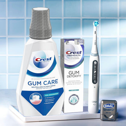 Crest Pro-Health Antibacterial Mouthwash – Mindful Gum Care for Your Morning & Evening Self-Care