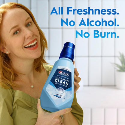 Crest Pro Health Antigingivitis Mouthwash – Calming Mint Rinse for Evening Oral Care Routines