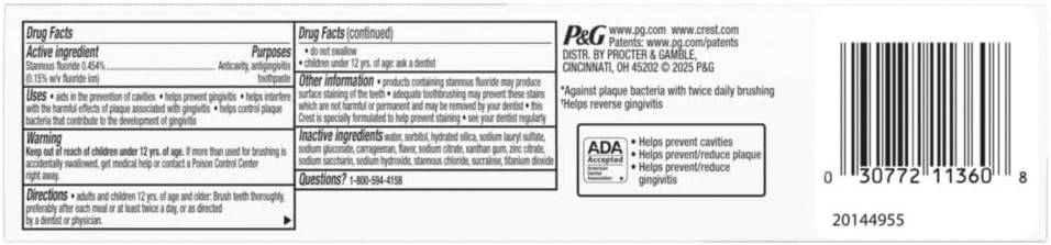 Crest Pro-Health Gum Detoxify Antibacterial Toothpaste – Office Productivity Pack for Consistent Gum Health