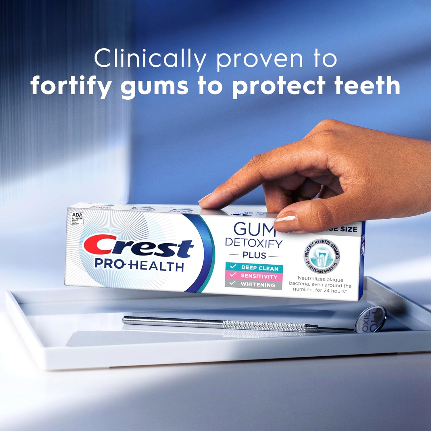 Crest Pro-Health Gum Detoxify Plus Toothpaste – Self-Care Gum Recovery, Triple Pack