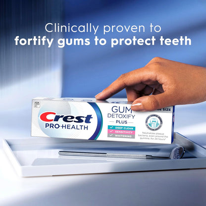 Crest Pro-Health Gum Detoxify Plus Toothpaste – Self-Care Gum Recovery, Triple Pack