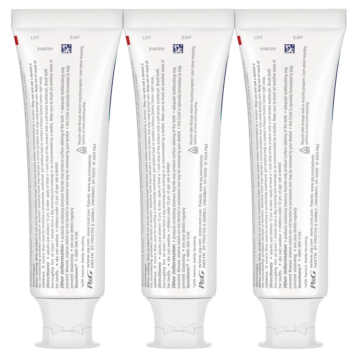 Crest Pro-Health Gum Detoxify Plus Toothpaste – Self-Care Gum Recovery, Triple Pack