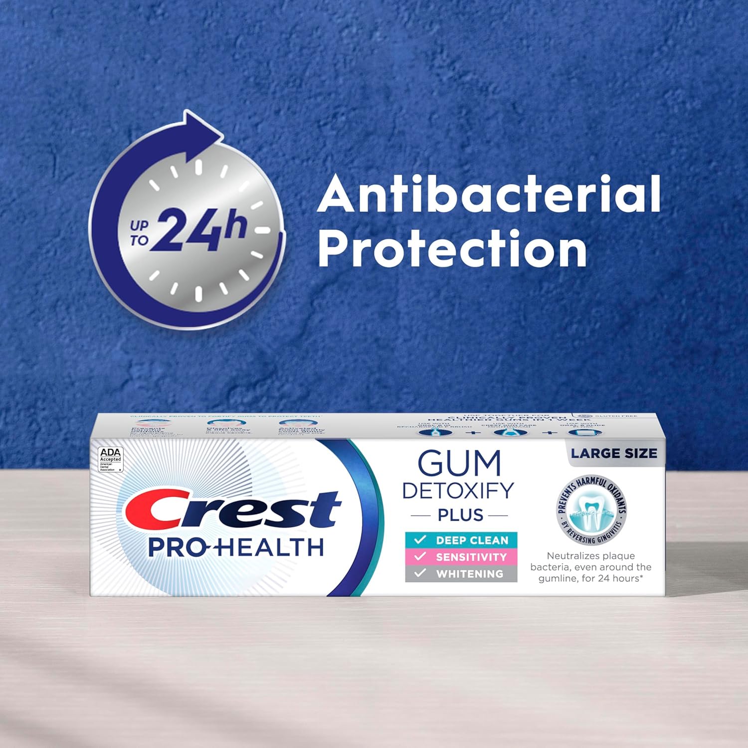 Crest Pro-Health Gum Detoxify Plus Toothpaste – Self-Care Gum Recovery, Triple Pack