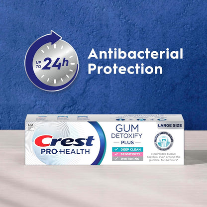 Crest Pro-Health Gum Detoxify Plus Toothpaste – Self-Care Gum Recovery, Triple Pack