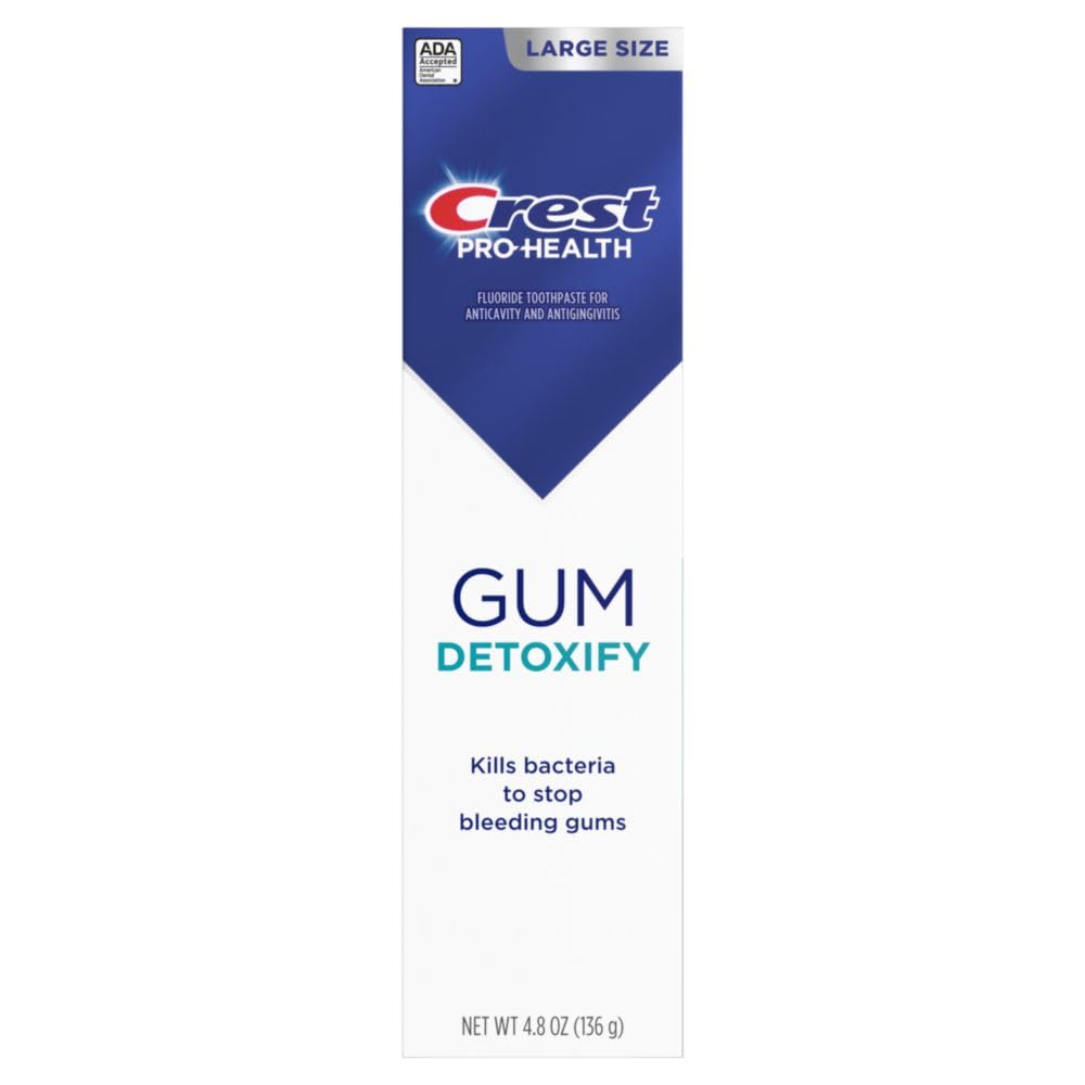 Crest Pro-Health Gum Detoxify Toothpaste – Clinically Proven Gum Healing for Your Daily Wellness Routine