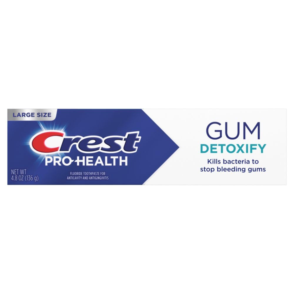 Crest Pro-Health Gum Detoxify Toothpaste – Clinically Proven Gum Healing for Your Daily Wellness Routine