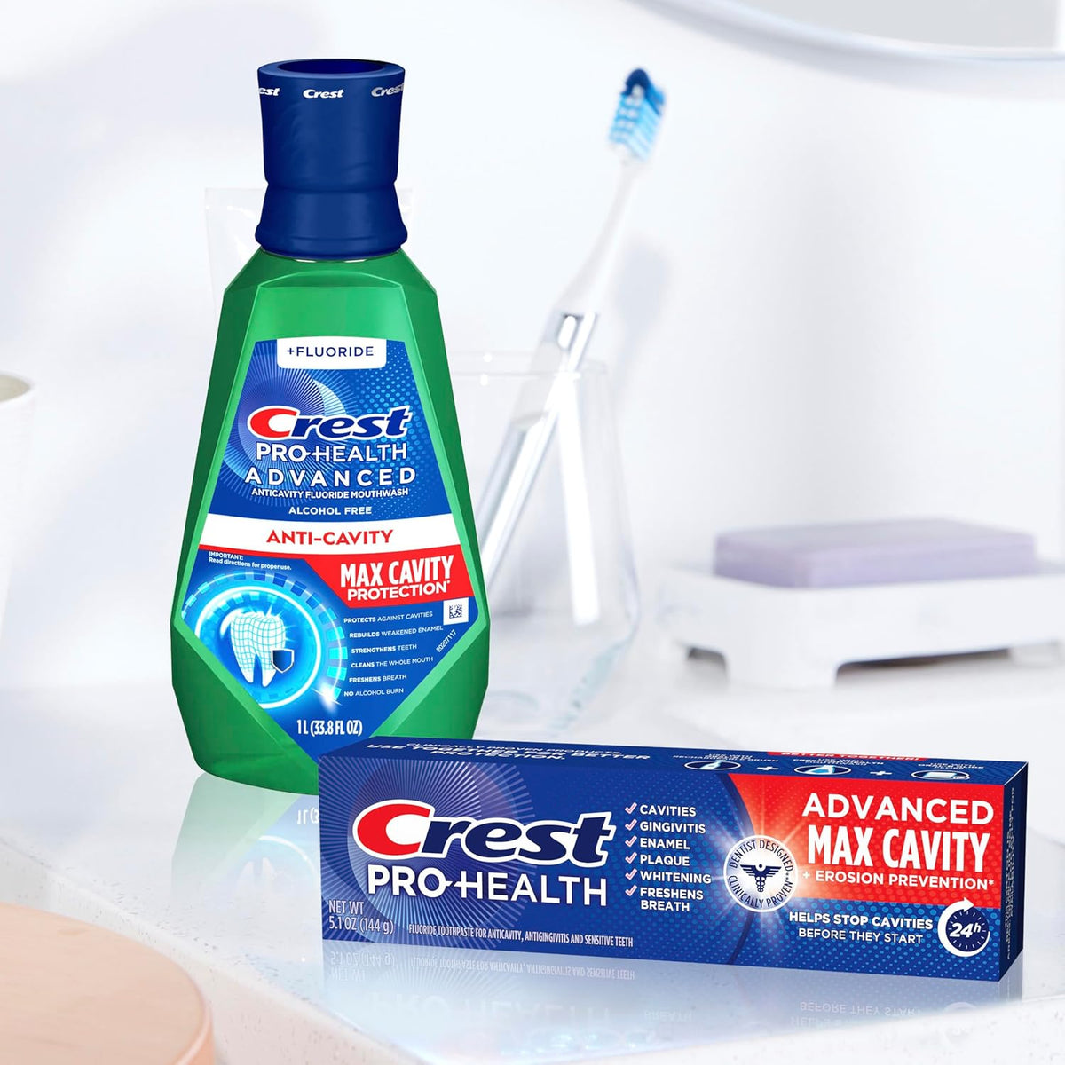 Crest Pro-Health Maximum Cavity Rinse for Post-Dental-Procedure Gentle Mouth Care