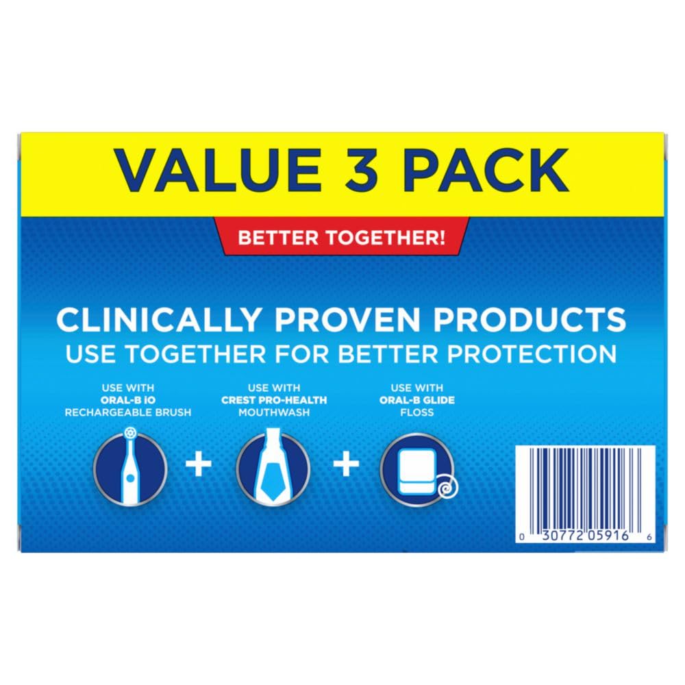 Crest Pro-Health Whitening Toothpaste 4.3oz 3-Pack Thoughtful Care Package Gift for College Students