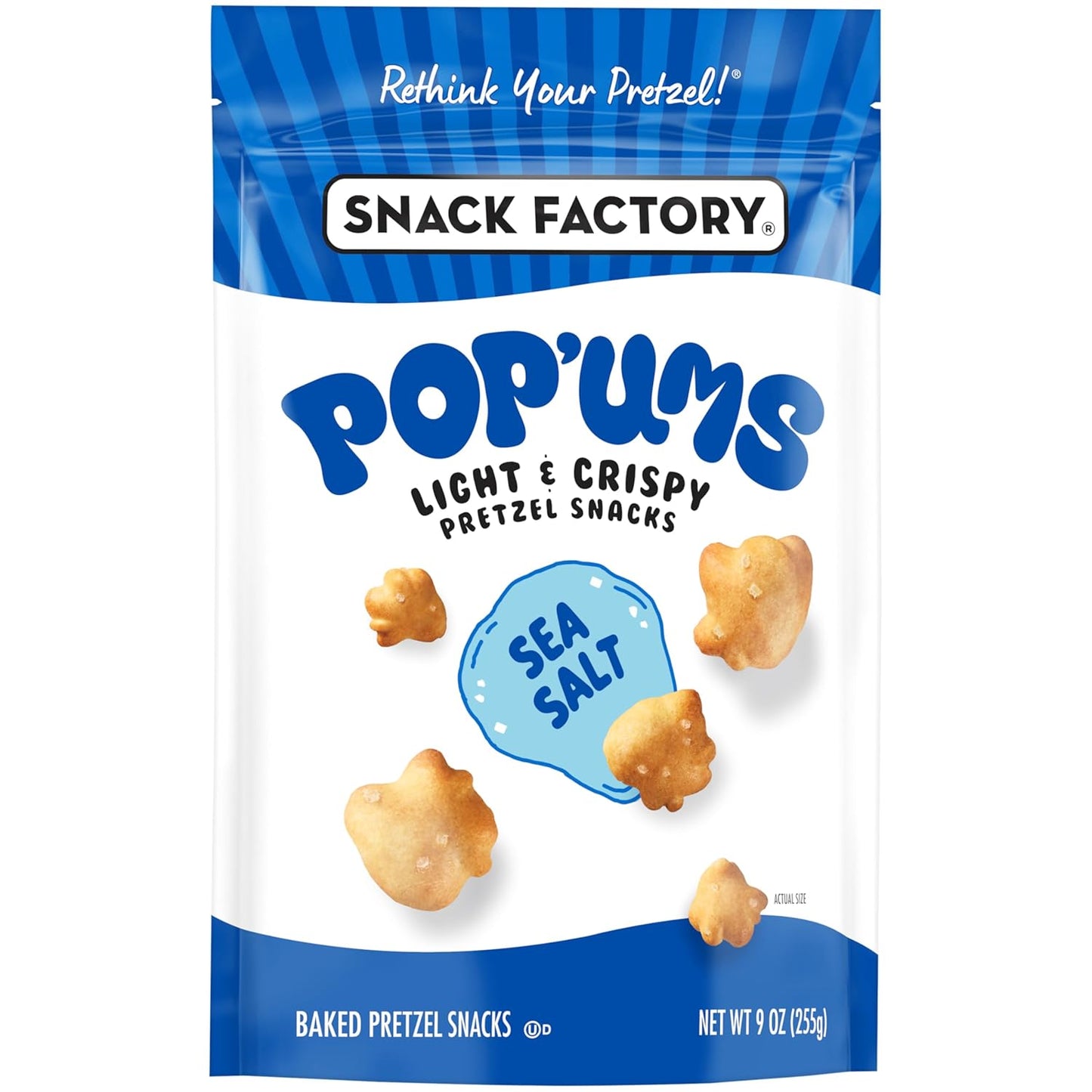 crispy pretzel crunch combined with popcorn-like airy munch-ability