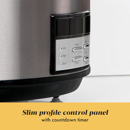 Crock-Pot 8-Quart Programmable Slow Cooker – Valentine's Day Gift for Her, Holiday Entertainers and Potluck Hosts