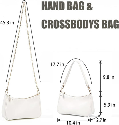 crossbody-compatible shoulder strap for hands-free carrying