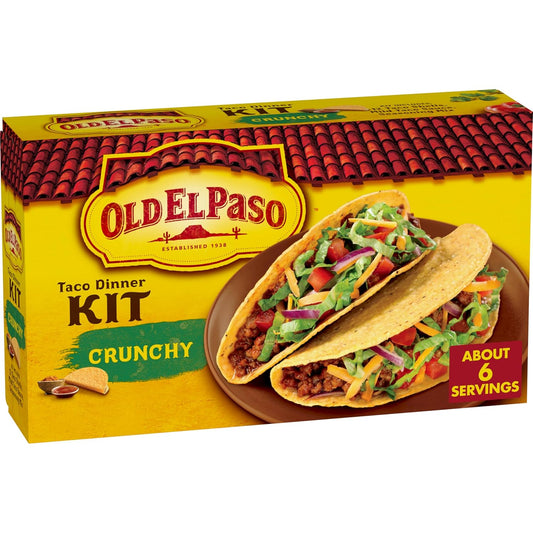 crunchy taco shells included in the kit
