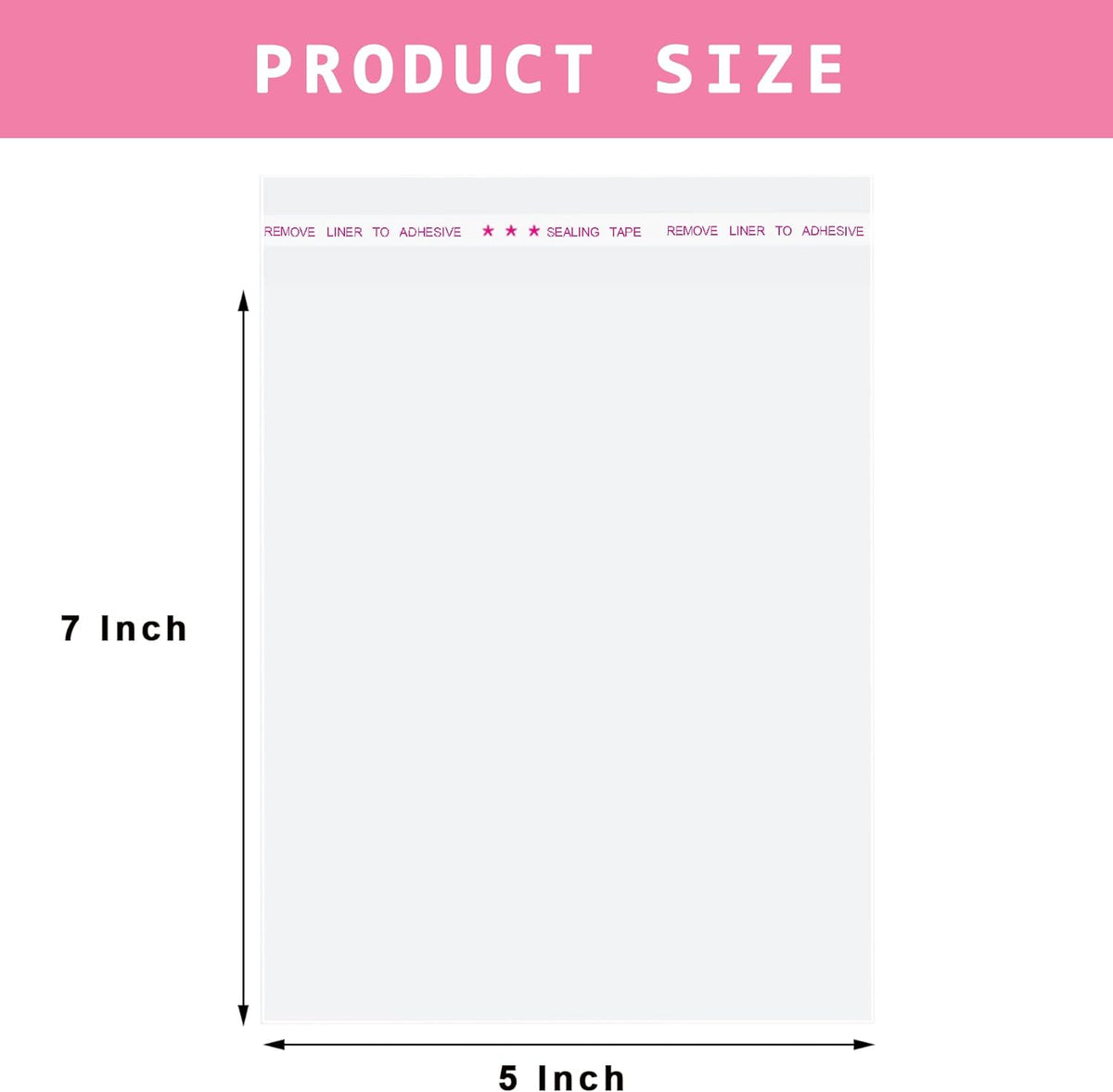 crystal clear transparent cellophane for maximum product visibility