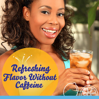 Crystal Light Decaf Lemon Iced Tea – Family Table Drink for Kids' Lunches and Backyard Cookouts, No-Caffeine Pitcher Mix