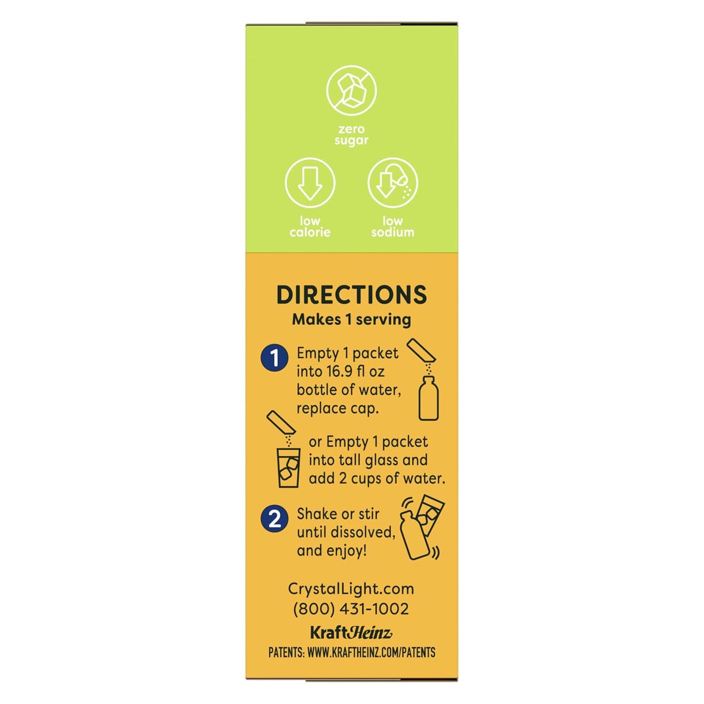 Crystal Light Lemon Iced Tea On-the-Go Powdered Drink Mix – Portable Single-Serve Hydration for Office Pantries and Conference Rooms, 120 Packets