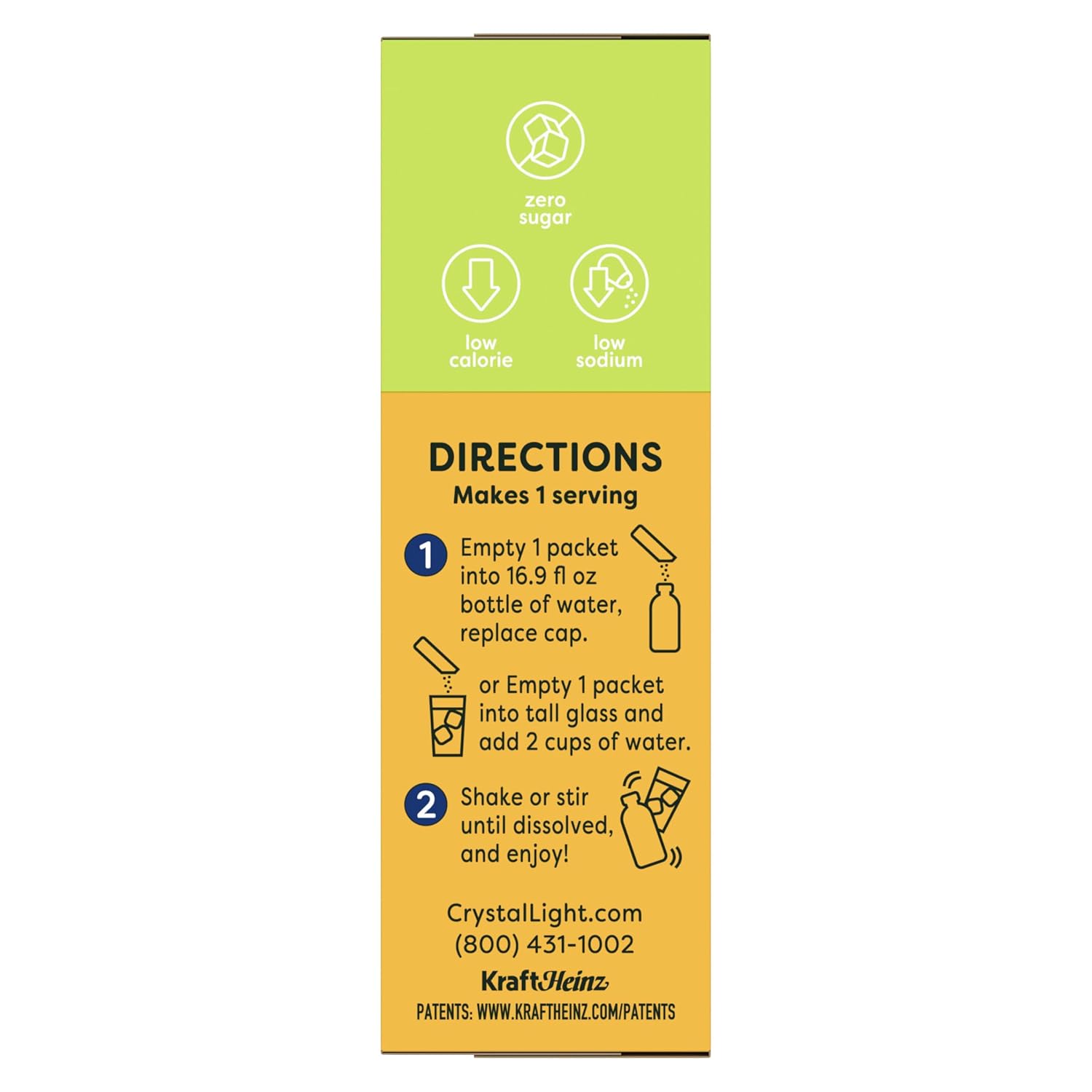 Crystal Light Lemon Iced Tea On-the-Go Powdered Drink Mix – Portable Single-Serve Hydration for Office Pantries and Conference Rooms, 120 Packets