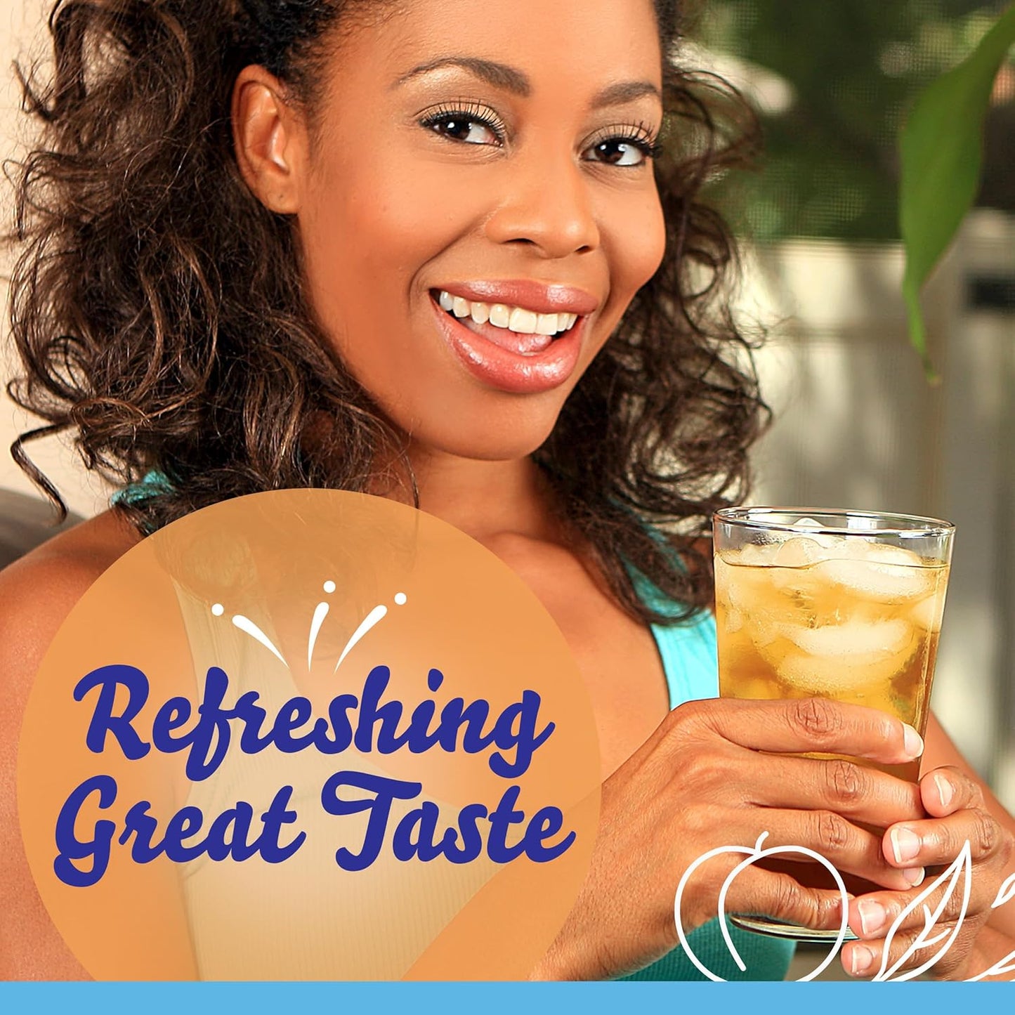 Crystal Light Peach Iced Tea Drink Mix – Mindful Beverage Swap for Calorie-Conscious Home Wellness, 72 Count