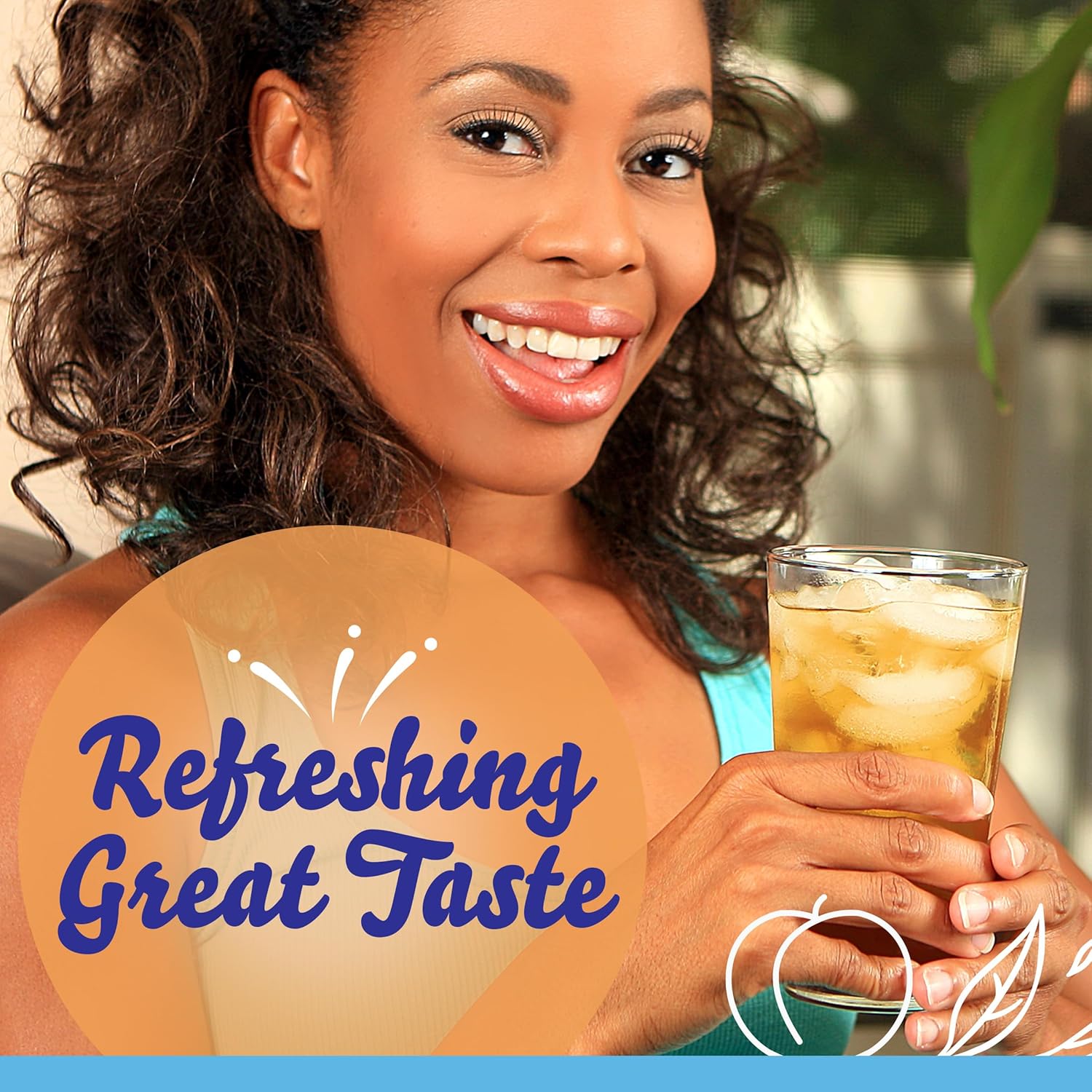 Crystal Light Peach Iced Tea Drink Mix – Mindful Beverage Swap for Calorie-Conscious Home Wellness, 72 Count