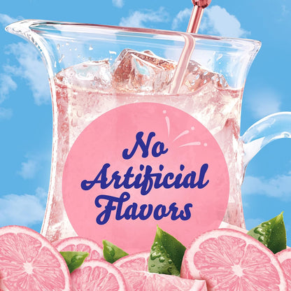 Crystal Light Pink Lemonade Sugar-Free Mix – Kid-Friendly Lunch Box Drink Packets for School and Picnics