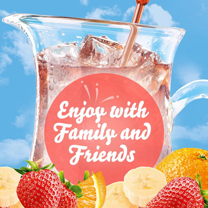 Crystal Light Strawberry Orange Banana Sugar Free Pitcher Packets – Guilt-Free Flavored Water for Mindful Hydration Habits