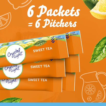 Crystal Light Sweet Tea Powdered Mix – Office Desk Drink for Busy Professional Hydration