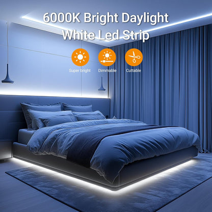 CT CAPETRONIX 24V LED Strip Light – Child Safe Nursery and Kids Bedroom Lighting, Cool Touch Adhesive Backed Night Strip
