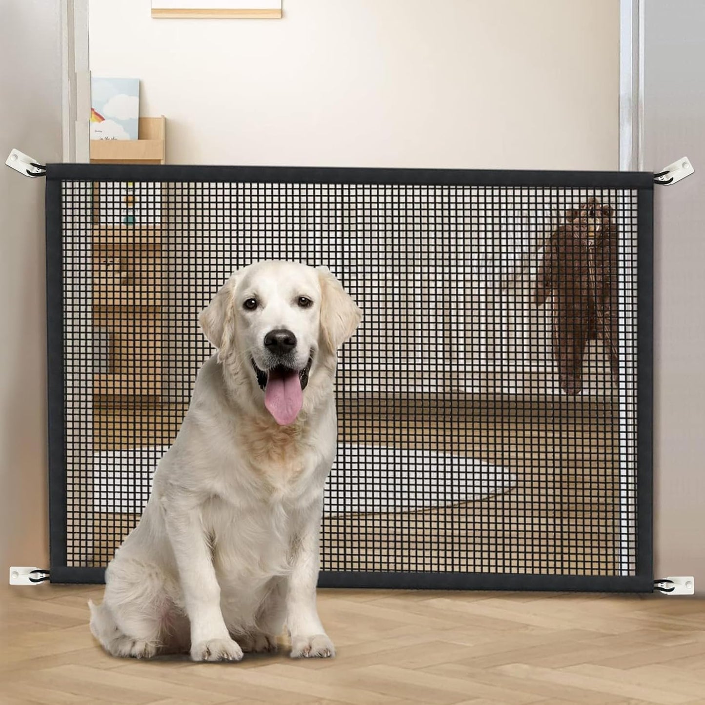 Cupount Pet Gate for Stairs – Thoughtful Housewarming Gift for New Puppy and Kitten Parents