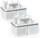 2 Pack White/Silver