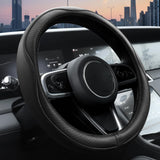 Ouzorp Microfiber Leather Steering Wheel Cover – Clean, Understated Car Interior Refresh