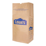 Lowe's Simple Brown Paper Lawn and Refuse Bags for Clutter-Free Yards, 30 Gallon 10 Pack