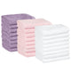 Petal Pink, Lavender, White - 24 Pack