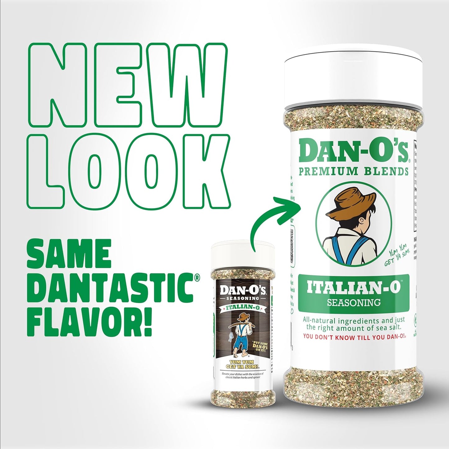 Dan-O's Italian-O Seasoning 1.7 oz 2-Pack – Sugar-Free Italian Herbs for Health-Conscious Meal Prep