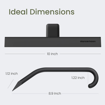 dancemoon JustHang Shower Squeegee for Less-Is-More Bathrooms, Mold-Resistant Everyday Tool