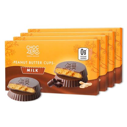 dark chocolate shell with creamy peanut butter filling, melting point of 160°f for clean snacking