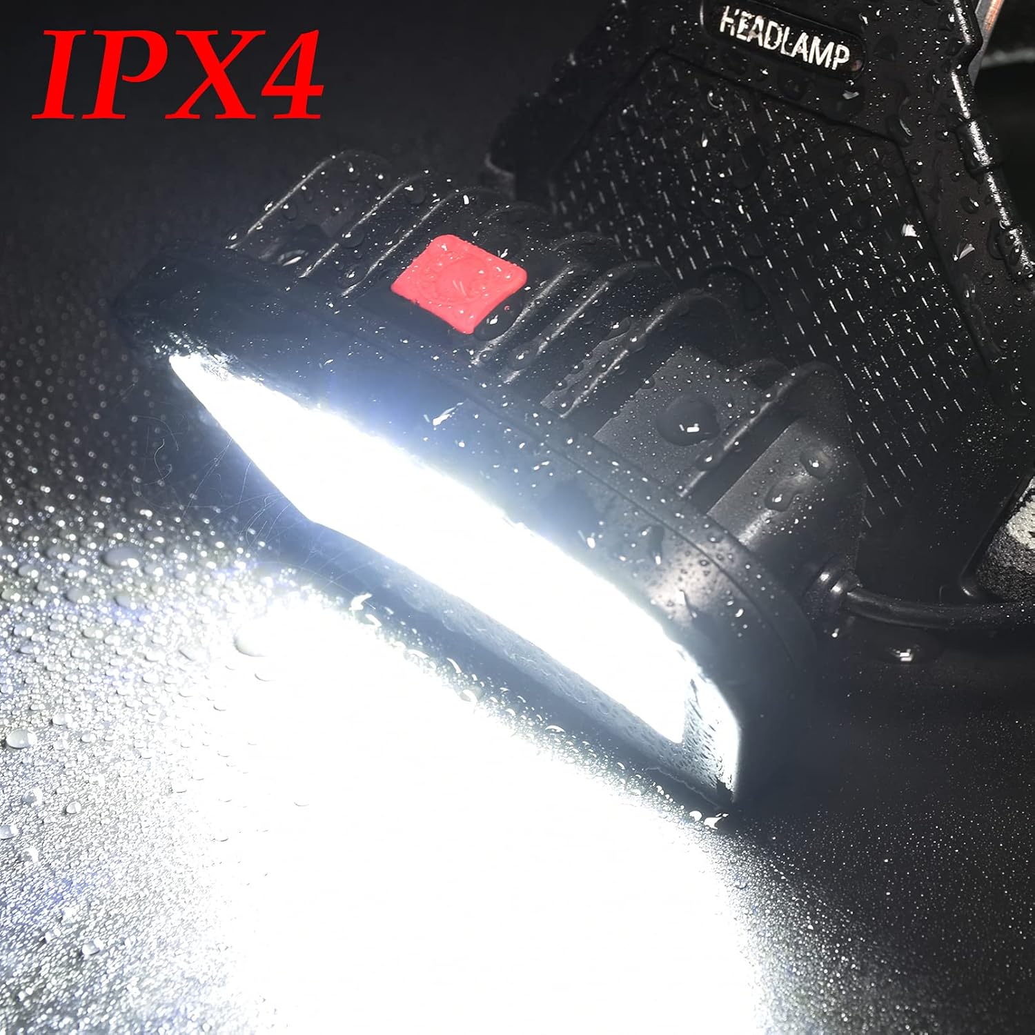 DARKBEAM COB Floodlight Headlamp – Rechargeable LED Light for Camping, Hiking Trails and Backpacking After Dark