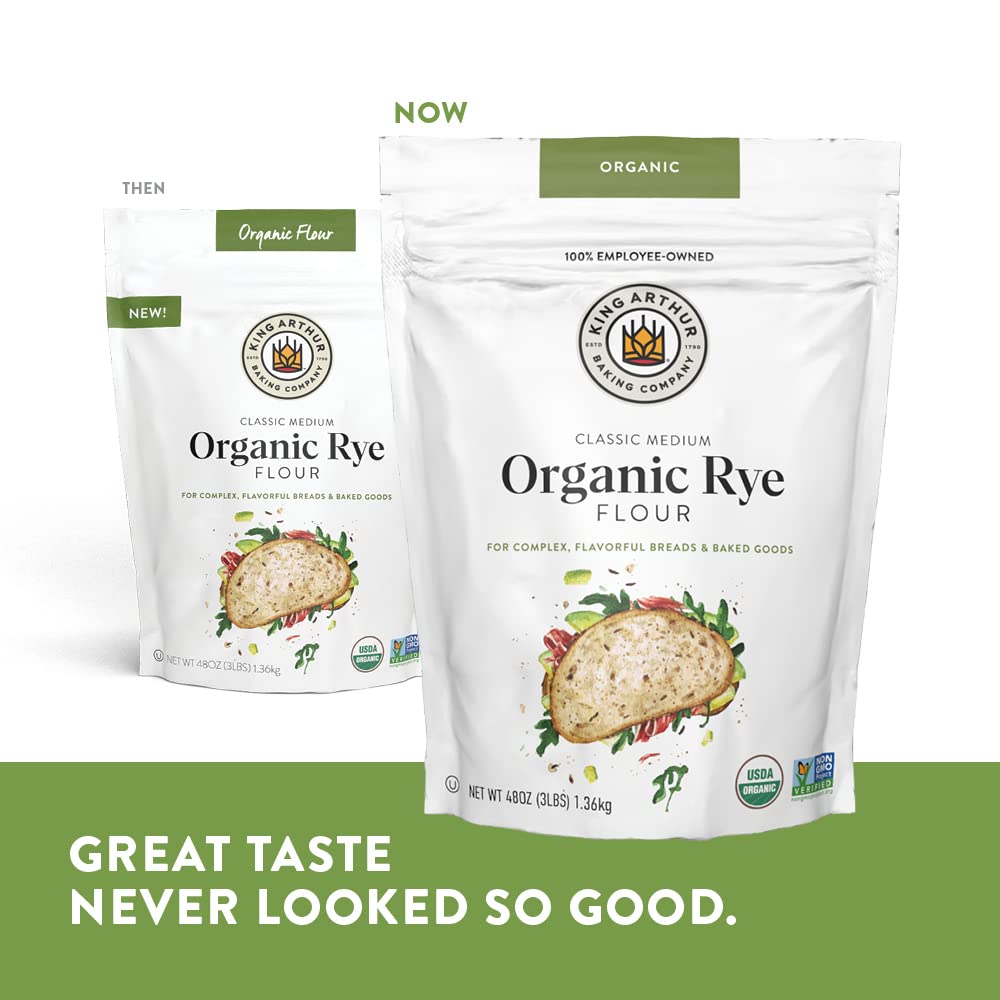 darker color and more robust, complex flavor profile than white rye