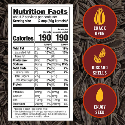 DAVID Jumbo Sunflower Seeds, Bar-B-Q Flavor, 5.25 oz – Hands-Busy Desk Snack for Home Office Focus Sessions
