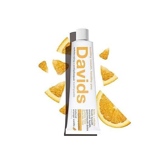 Davids Nano Hydroxyapatite Toothpaste Mild Peppermint 4oz | Fluoride Free EWG Verified Remineralizing Enamel Care for Mindful Nighttime Oral Ritual