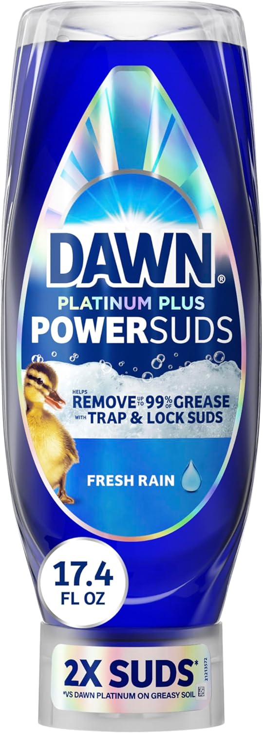 dawn powersuds trap & lock grease-capturing formula