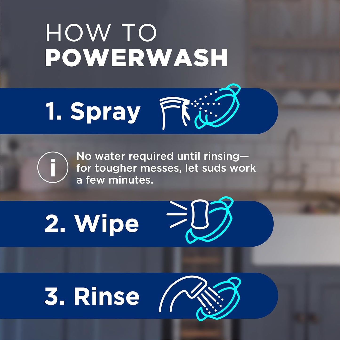 Dawn Powerwash Dish Soap Spray, Lemon Scent, 3-Pack 16oz, Practical Housewarming Gift for New Homeowners